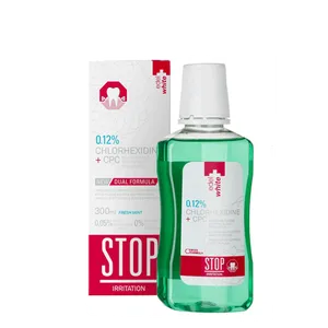 Enxaguante Bucal Edel+White Zero Álcool Fresh Mint Stop Irritation 300ml