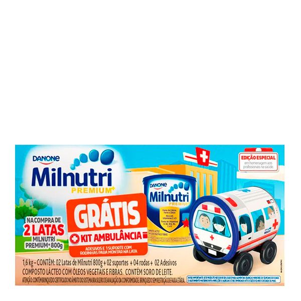 Composto Lácteo Danone Milnutri 800g 2 Unidades