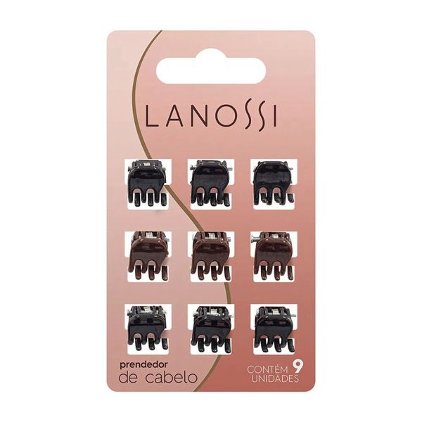 Piranha de Cabelo Lanossi Mini C/9 Uniddades