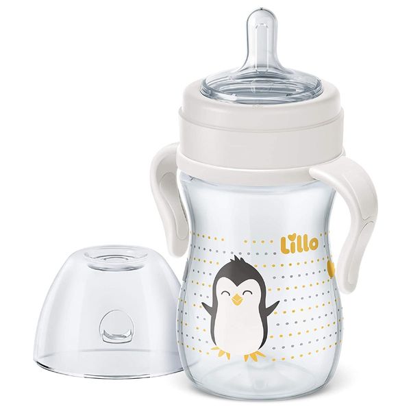 Mamadeira com Alça Super Evolution 240ml Neutra - Lillo