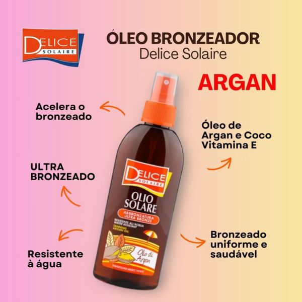 Delice Solaire Argan - Óleo Bronzeador Spray 150ml 150ml