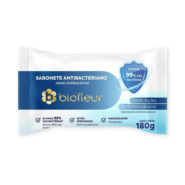 Sabonete Biofleur 180g Antibacteriano