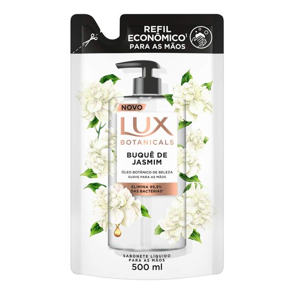 Refil Sabonete Líquido Lux Botânicals Buquê de jasmin 500ml
