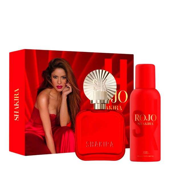 Kit Shakira Rojo - Eau De Parfum 80ml + Desodorante 150ml