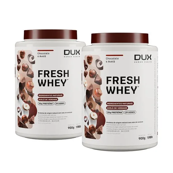 DUO FRESHWHEY™ 900g Chocolate e Avelã + Maracujá 900g