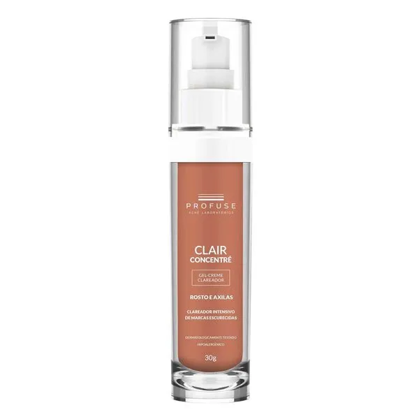 Gel Creme Clareador para Rosto e Axilas Profuse Clair Concentre 30g