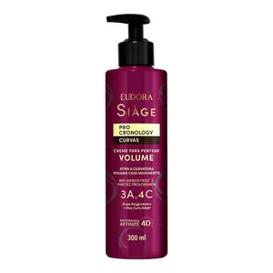 Creme para Pentear Eudora Siàge Pro Cronology Curvas Volume 300ml
