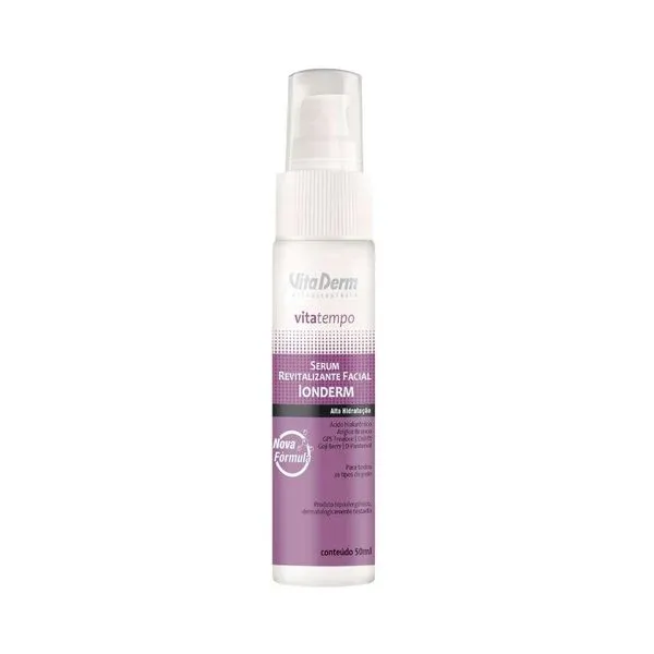 Vita Derm Facial Sérum Ionderm Tempo Ácido Hialurônico 50 ml