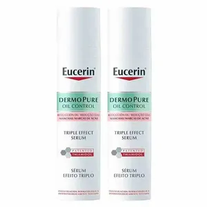 Kit com 2 Unidades de Sérum Efeito Triplo Eucerin Dermopure Oil Control 40ml