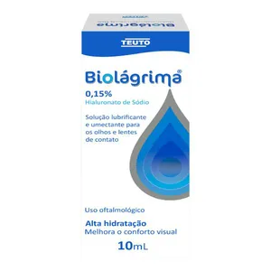 Colírio Biolagrima 0,15% 10ml Solução Oftálmica