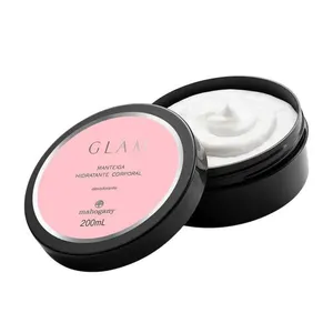 Manteiga Hidratante Corporal Glam Mahogany 200g Branco