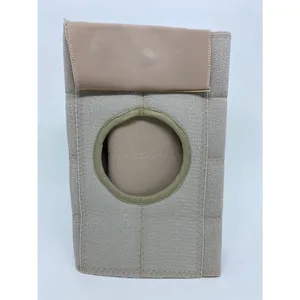 Cinta Suporte Bolsa de Ostomia com Velcro 4 Elásticos Bege - Flambé G/GG G