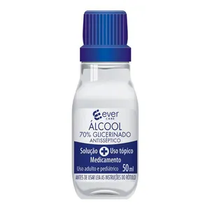 Álcool Líquido 70% Ever Care 50ml