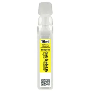 Soro Fisiológico (cloreto de sódio)  0,9% ampola 10mL - Equiplex