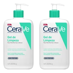 Kit com 2 Unidades de Cerave Gel De Limpeza 454g