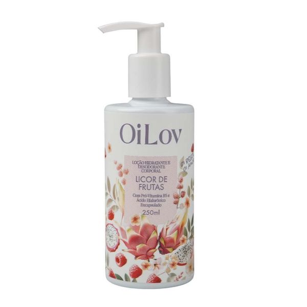 Loção Hidratante Licor de Frutas OiLov 250ml incolor