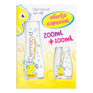 Kit Dermacyd Infantil Sabonete Líquido Íntimo 200ml + 100ml