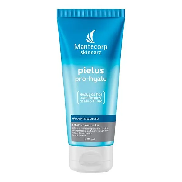 Máscara Reparadora Capilar Mantecorp Skincare Pielus Pro-Hyalu 200ml