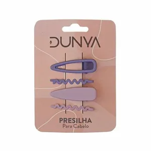 Presilha para Cabelo Dunya 4 unidades