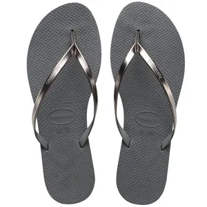 Sandálias Havaianas You Metallic Cinza 41/42