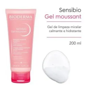 Gel de Limpeza Facial Bioderma - Sensibio Gel Moussant - 200ml