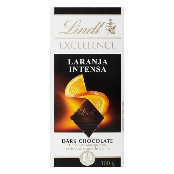 Barra de Chocolate Excellence Dark Laranja 100g Lindt