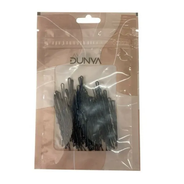Grampo de Cabelo Dunya 5 Preto 50 Unidades