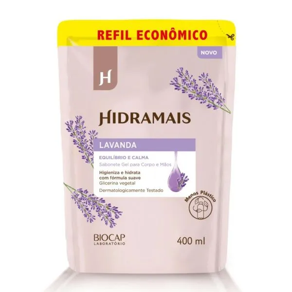 Sabonete Líquido Hidramais Lavanda Refil 400ml