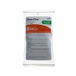 Seringa Para Insulina Ultra-fine 6mm 100ui 10 Unidades