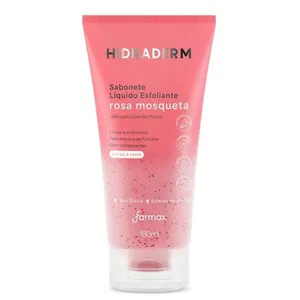Sabonete Líquido Esfoliante Hidraderm Rosa Mosqueta 180ml
