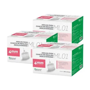 Pague 2 Leve 3 - Agulha Caneta Insulina 4mm Medlevensohn