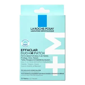 Curativos Hidrocoloide La Roche-Posay Efflaclar Duo + M Patch 22 Unidades