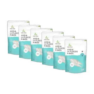 Kit 6X: Aveia em Flocos Finos Sem Glúten Estar Bem 250g
