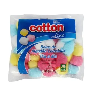 Algodão Cotton Bola Colorida 50g
