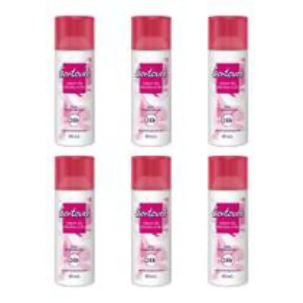Kit c/ 6 Unidades de Desodorante Spray Contoure 80ml Amor Vida