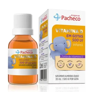 Vitamina D 500UI Drogaria Pacheco 20ml