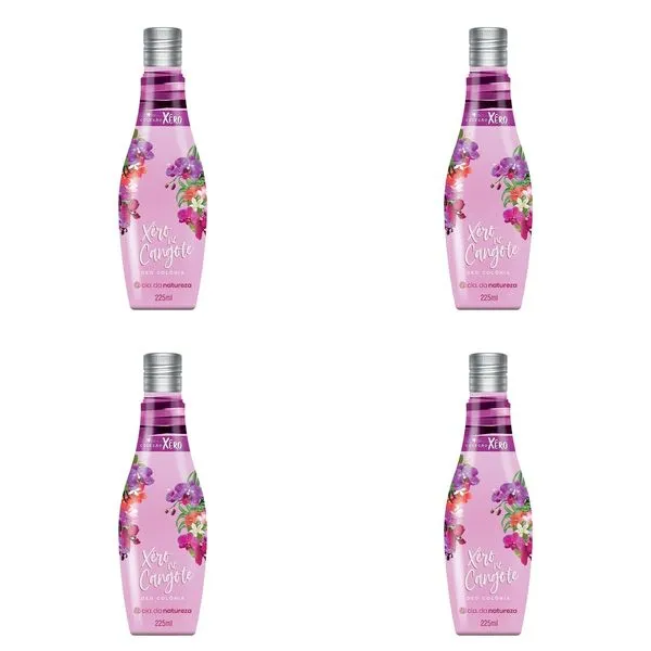 Kit c/4 Unidades de Desodorante Colônia Xero Cangote 225ml