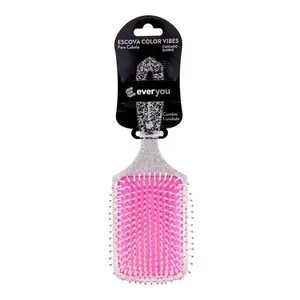 Escova para Cabelo Ever You Raquete Glitter 1 Unidade