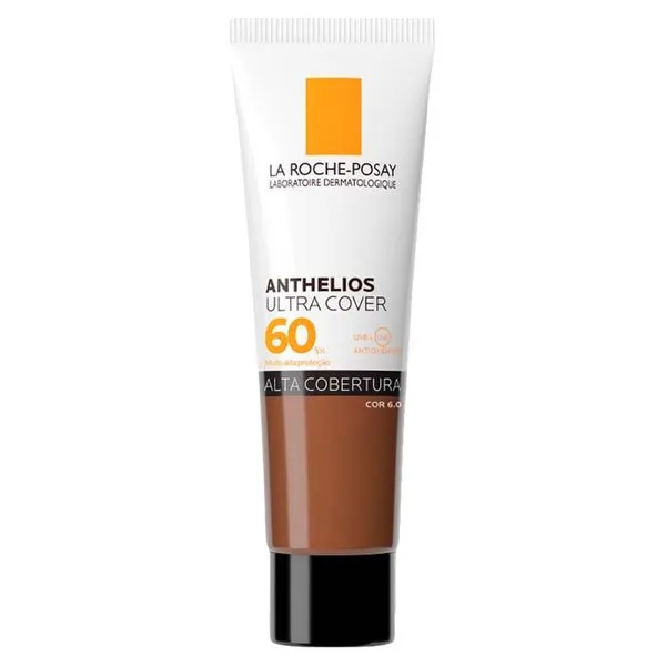 Kit com 3 Unidades de Protetor Solar Facial FPS 60 La Roche-Posay Anthelios Ultra Cover 6.0 30 g