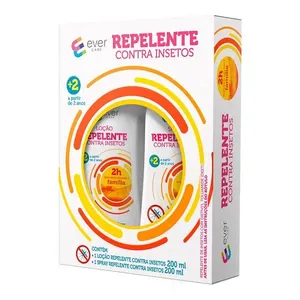 Kit Repelente Ever Care Loção Deet 200ml