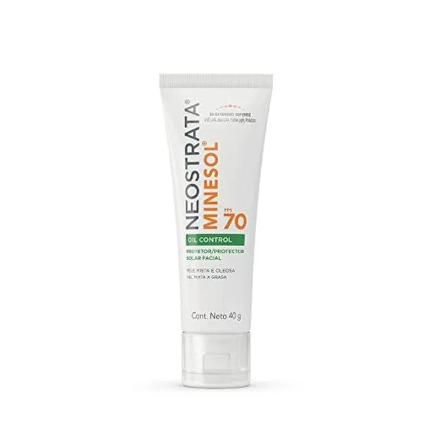 Kit com 3 Unidades de Minesol Neostrata Protetor Solar Facial FPS70 Oil Control Pele Clara 40