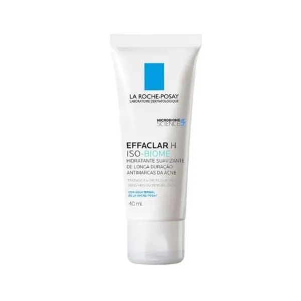 Kit com 3 Unidades de Hidratante Facial La Roche Posay Effaclar H Iso-Biome 40ml