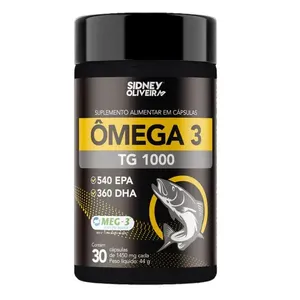 Omega 3, 1000mg 30 Capsulas Sidney Oliveira Jequiti 30 Capsulas