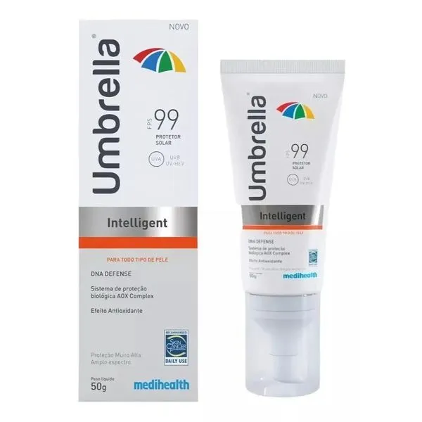 Kit com 2 Unidades de Protetor Solar Facial FPS 99 Umbrella 50g