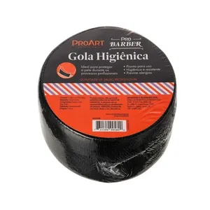 Gola Preta Higiênica Descartável Para Barbearia Proart
