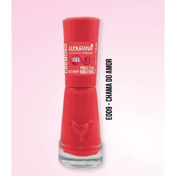 Esmalte Ludurana 600 Fios 7,5ml Chama Do Amor