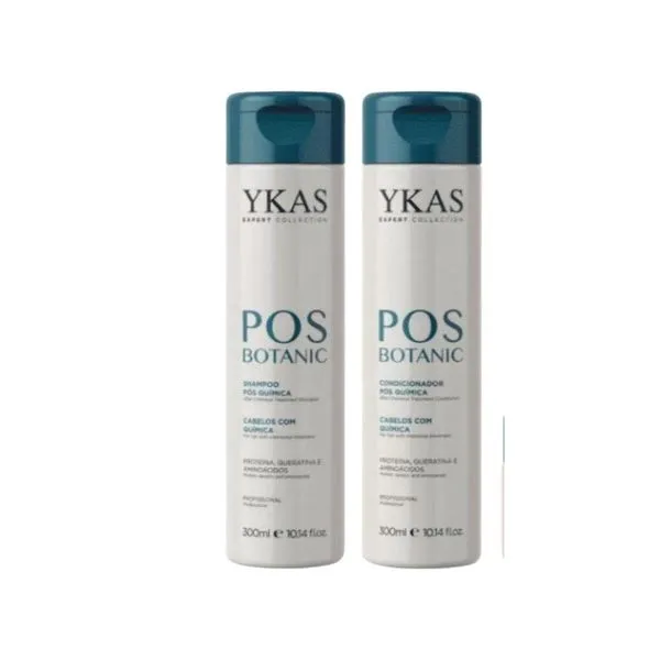 Kit Ykas Botanic Pós Química Shampoo + Condicionador