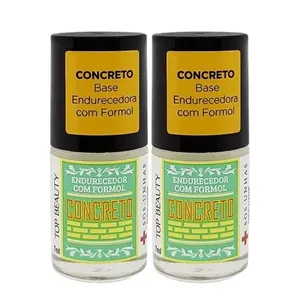 Kit c/2 Unidades de Esmalte para Unha top Beauty 7ml SOS Unhas Concreto