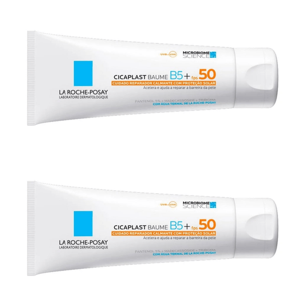 Kit com 2 Unidades de La Roche Posay Cicaplast Baume B5 SPF50 - 40ml