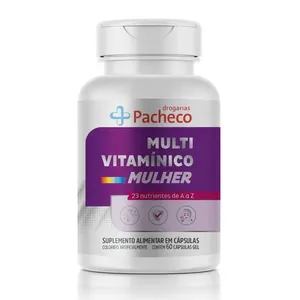 Multivitamínico Mulher Drogaria Pacheco 60 Cápsulas Gelatinosas